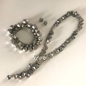 Modern elegant costume jewelry set